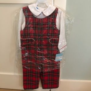 Anavini Plaid Longall with shirt-Never worn